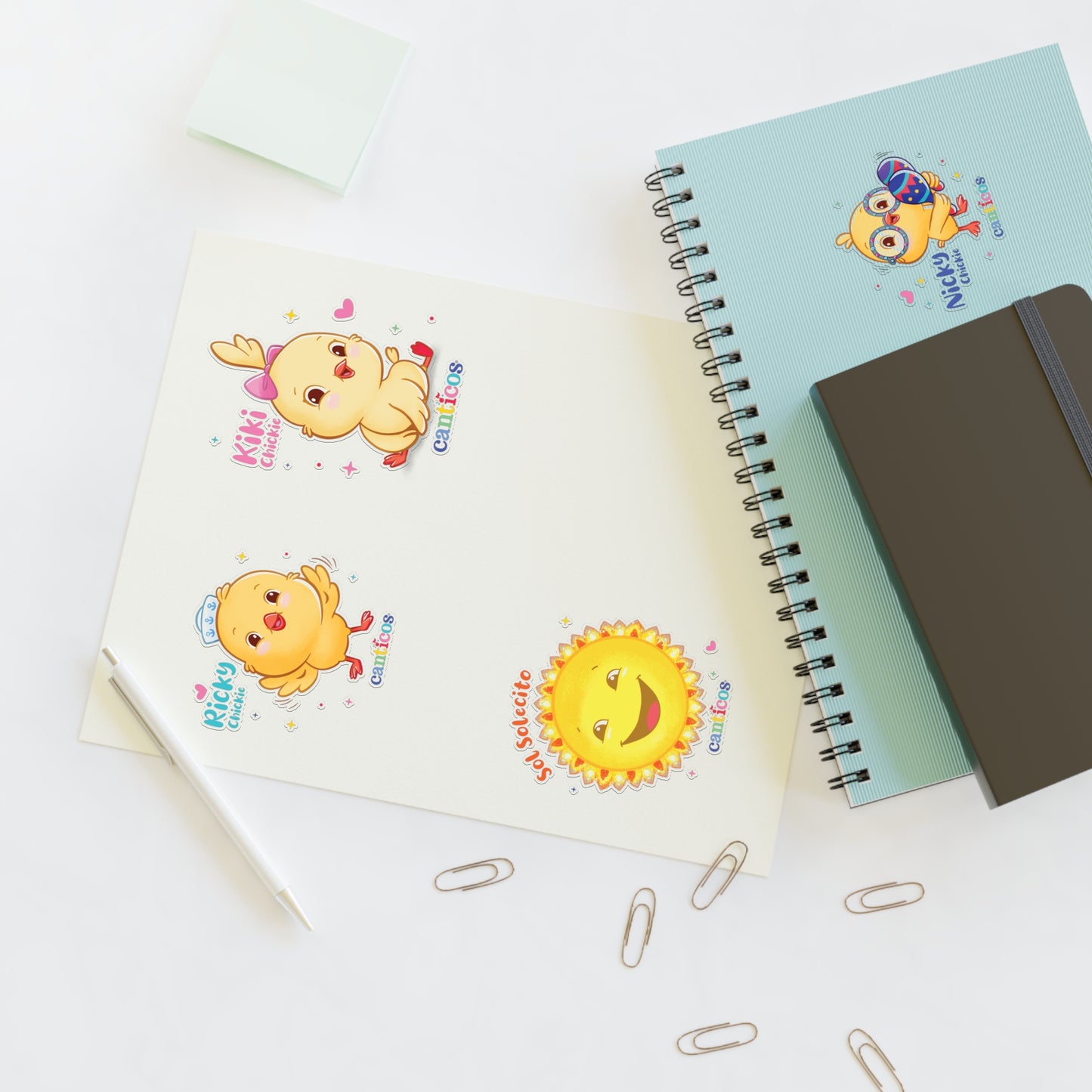 Chickie Canticos Sticker Sheets for Classroom or Party Favors