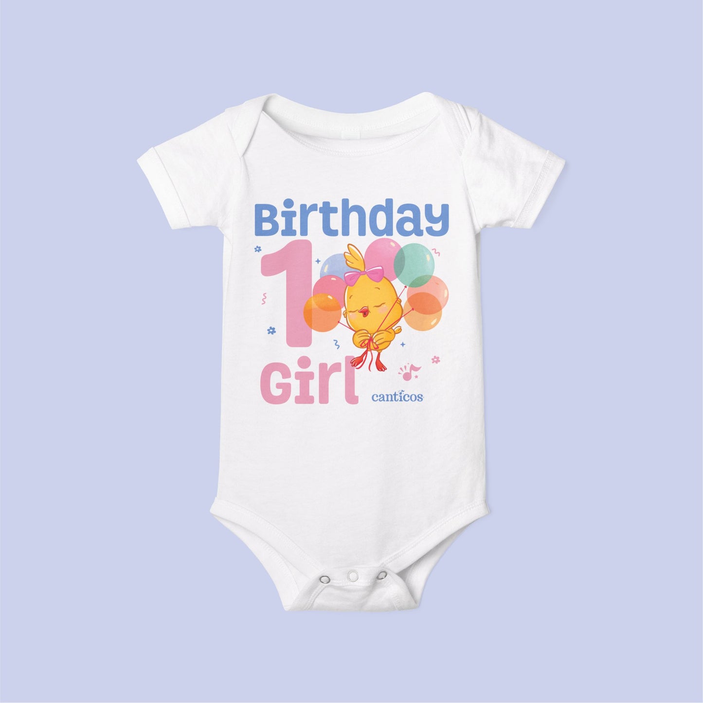 Kiki 1st Birthday Girl Baby Onesie