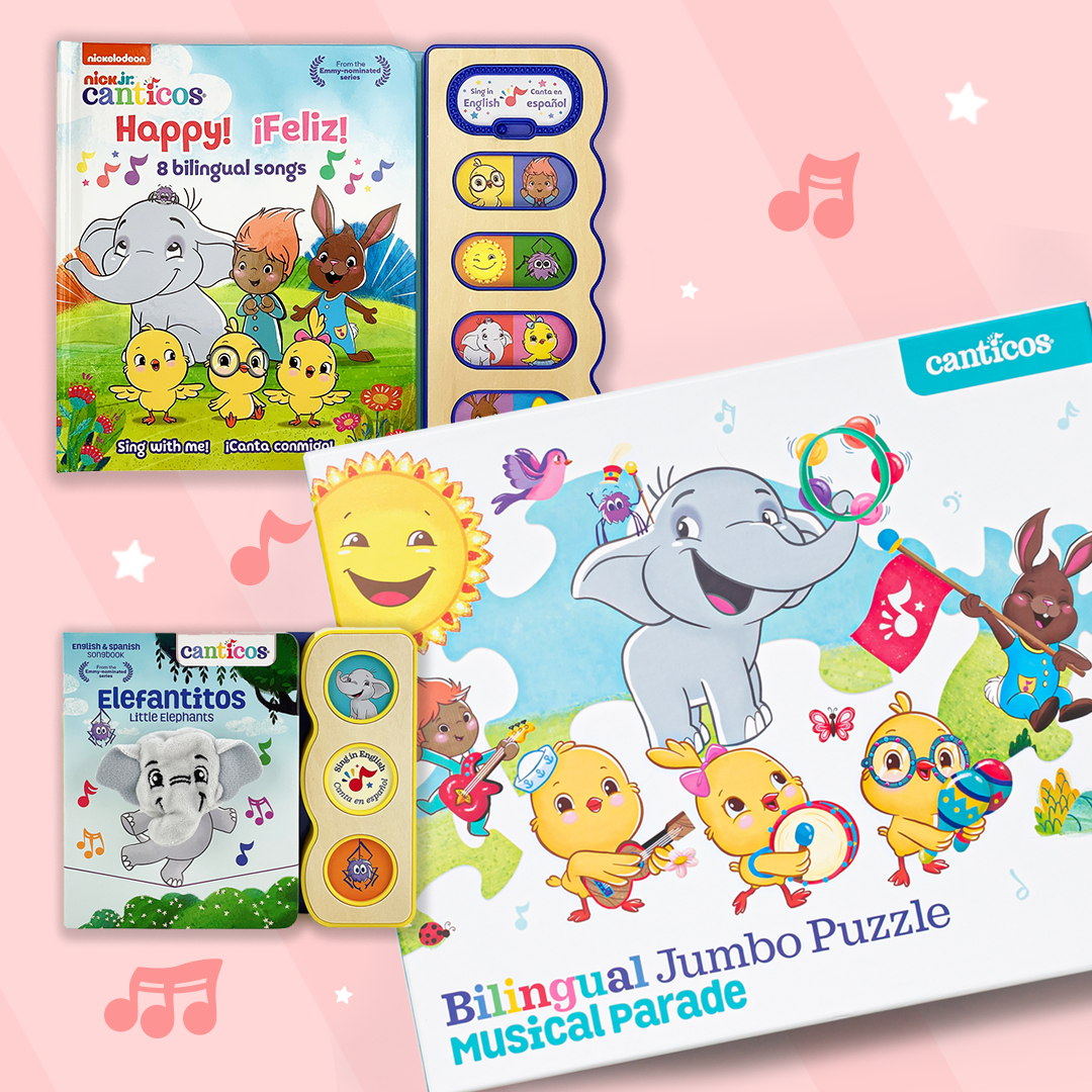 Música y Magia Bundle: Sound Book, Puppet Book & Jumbo Puzzle
