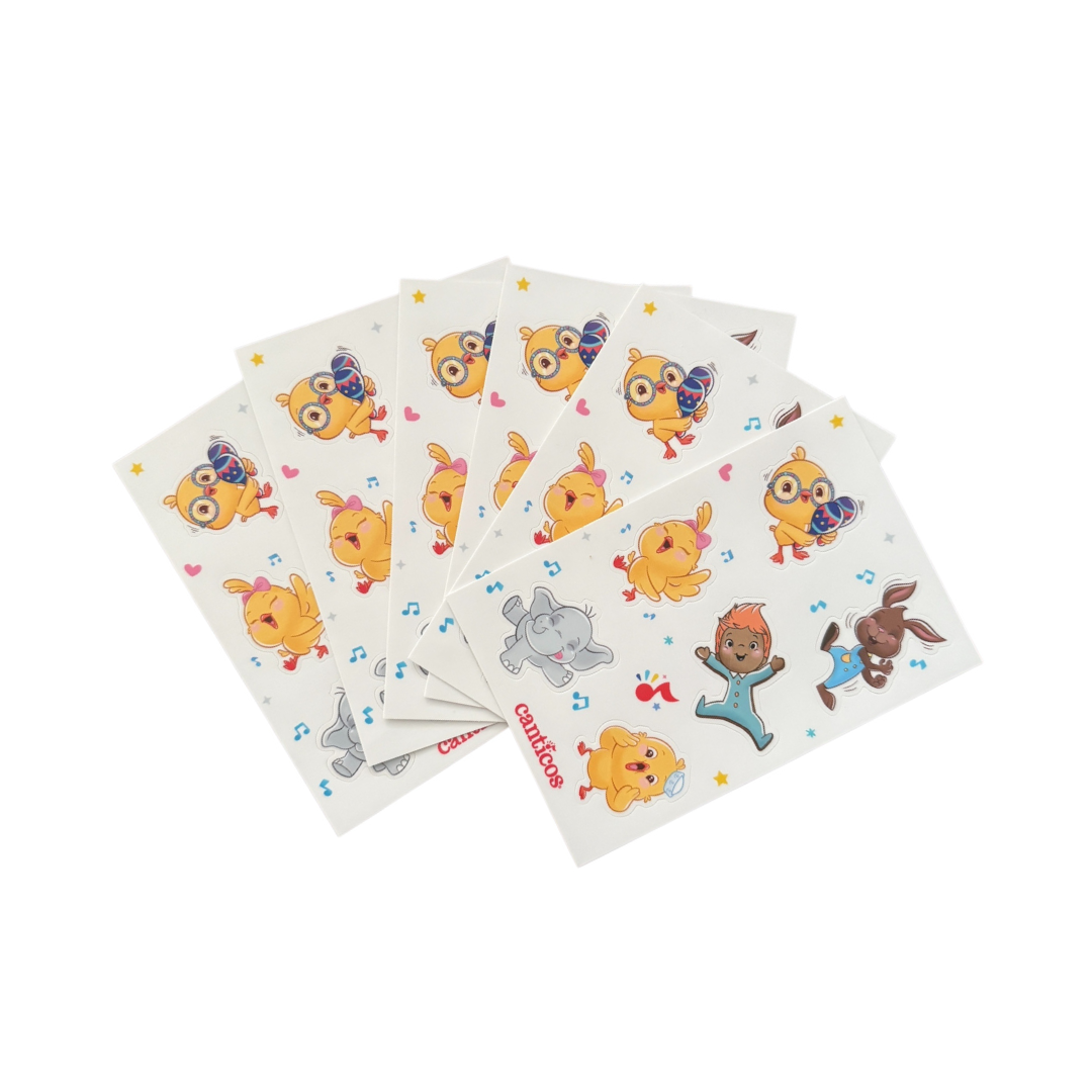 Canticos Party Sticker Set, Pack of 6 Sheets