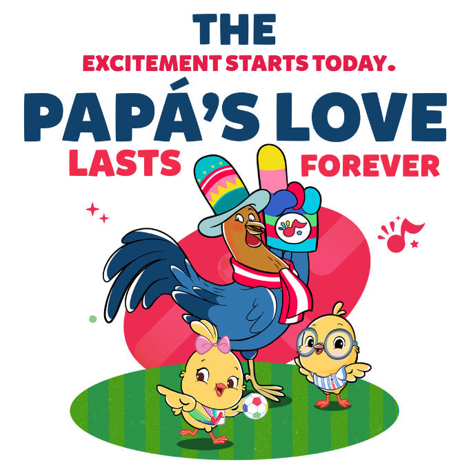 The Excitement Starts Today. Papá's Love Last Forever