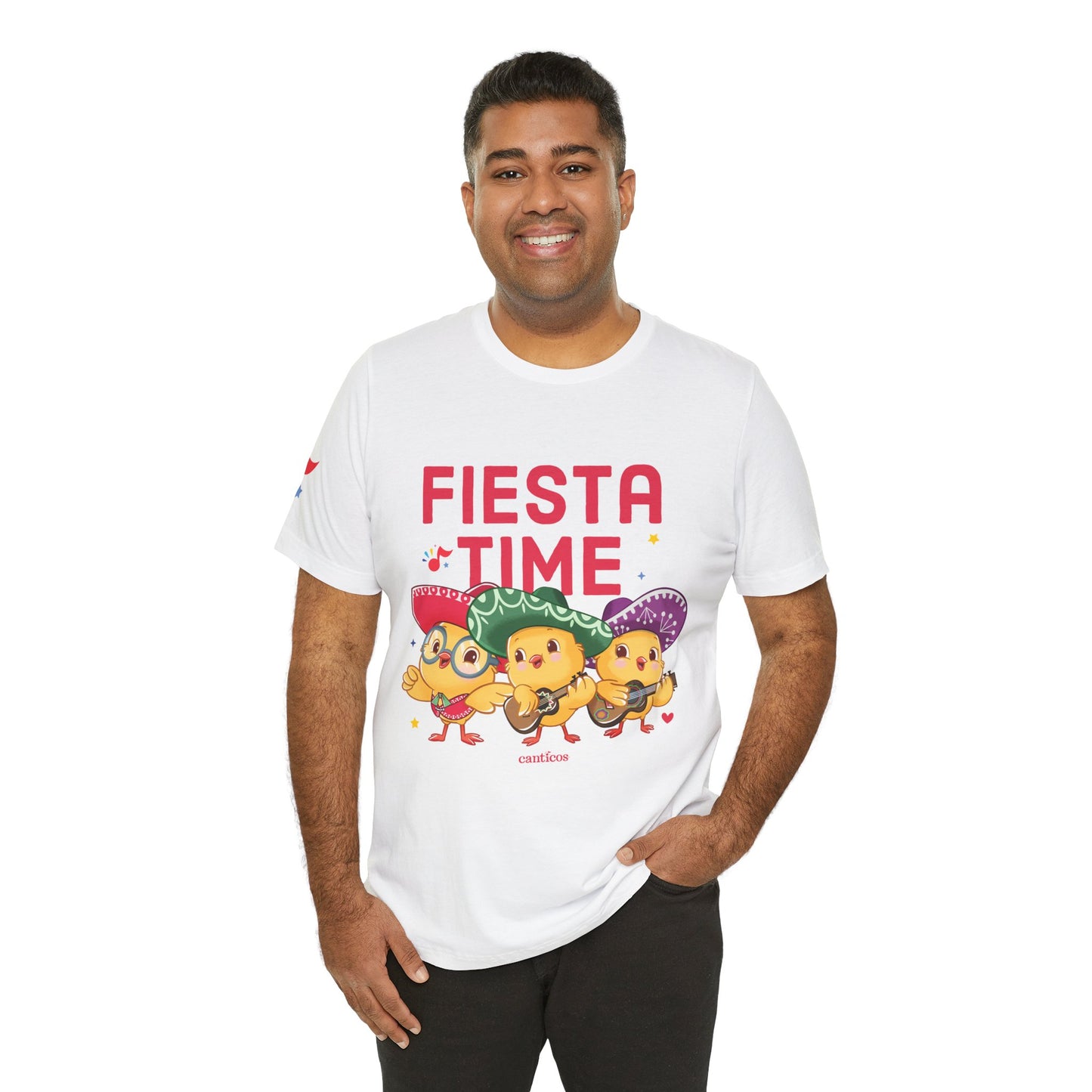 Canticos 'Fiesta Time' Unisex Tee – Featuring the Chickie Mariachis (T-shirt)