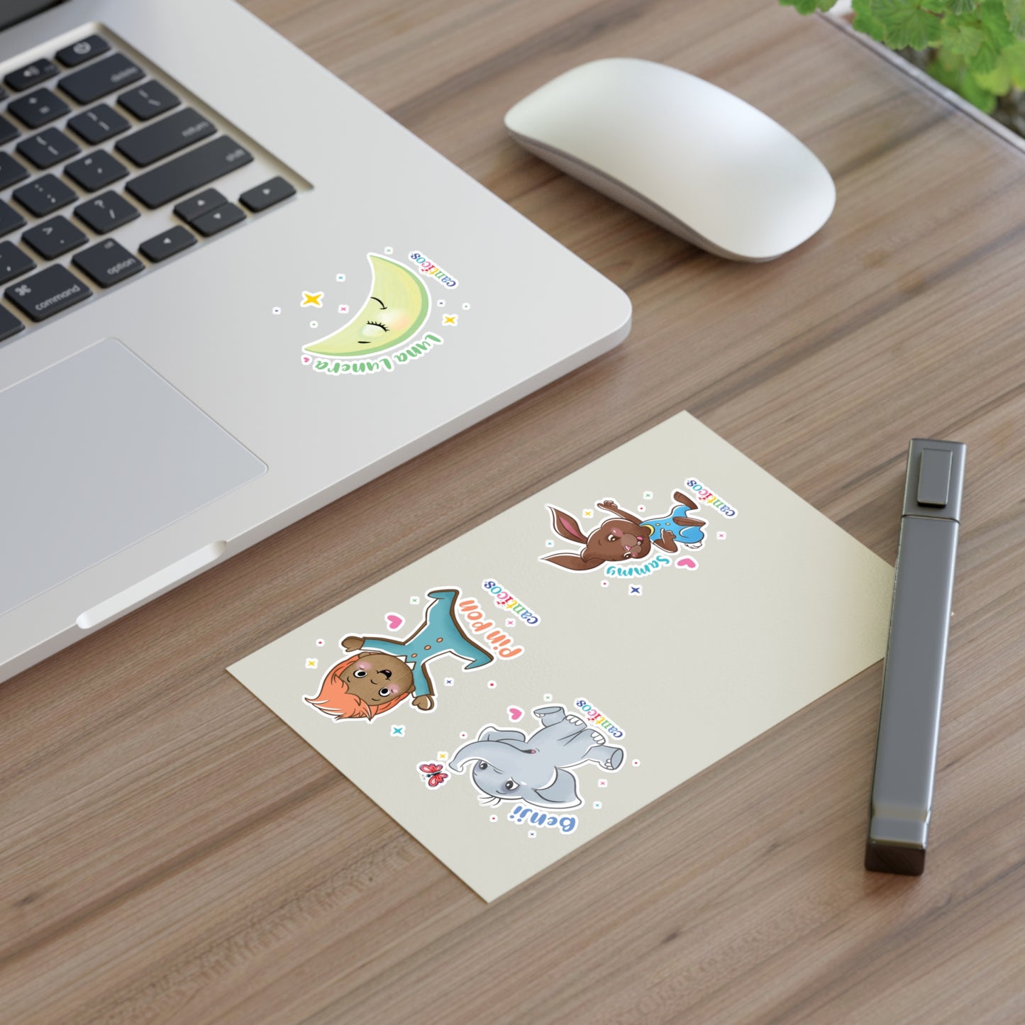 Canticos Amiguitos  Sticker Sheets for Classroom or Party Favors
