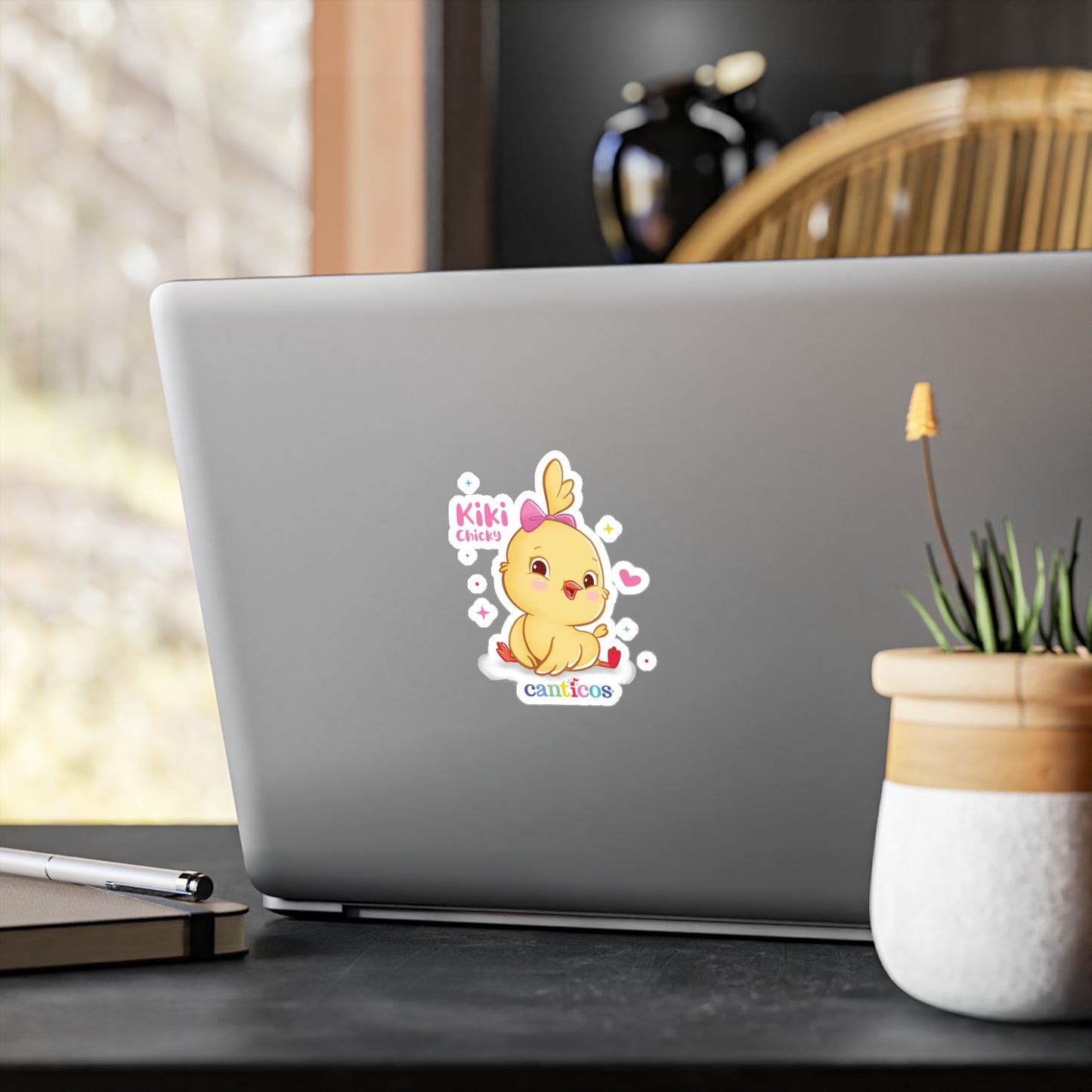 Cute Kiki Chickie Vinyl Decals for Kids' Rooms | Adorable Stickers