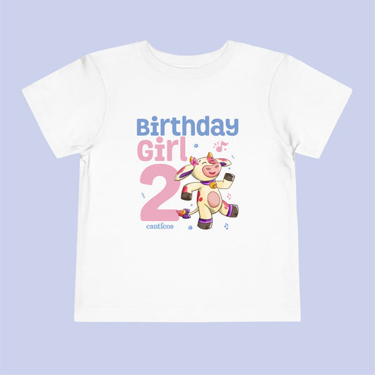 La Vaca Lola 2nd Birthday Girl Kids T-Shirt