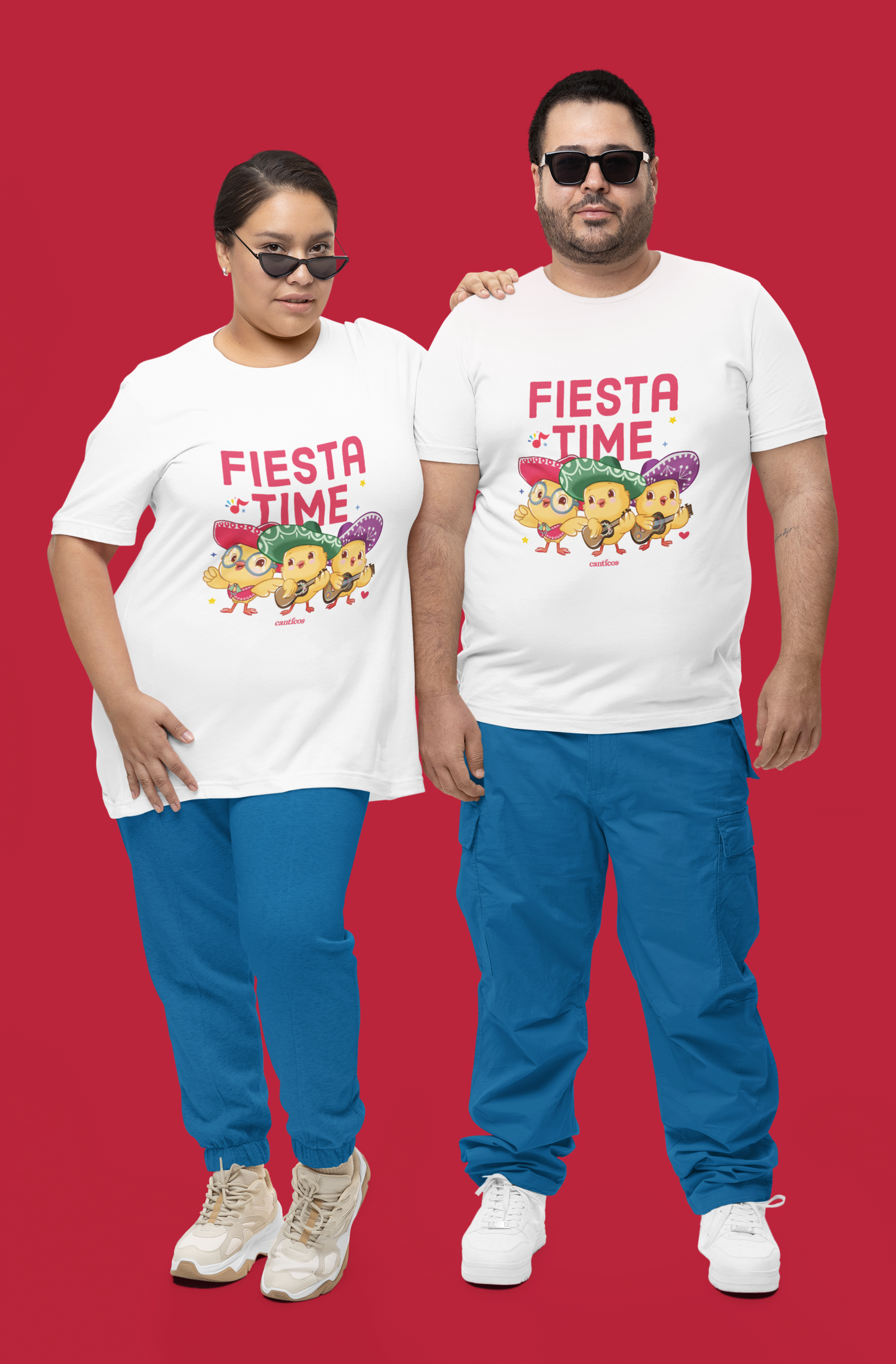 Canticos 'Fiesta Time' Unisex Tee – Featuring the Chickie Mariachis (T-shirt)