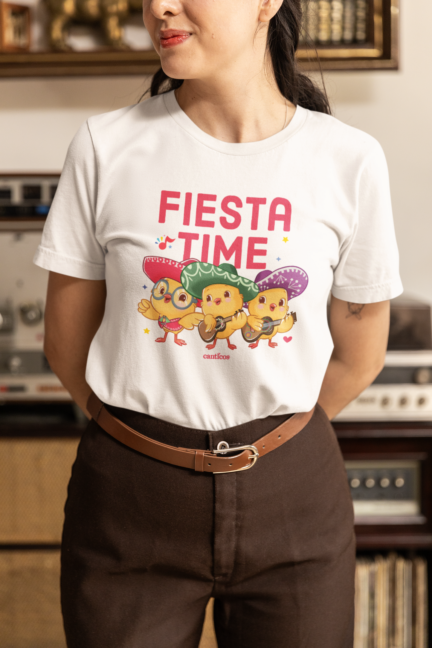 Canticos 'Fiesta Time' Unisex Tee – Featuring the Chickie Mariachis (T-shirt)