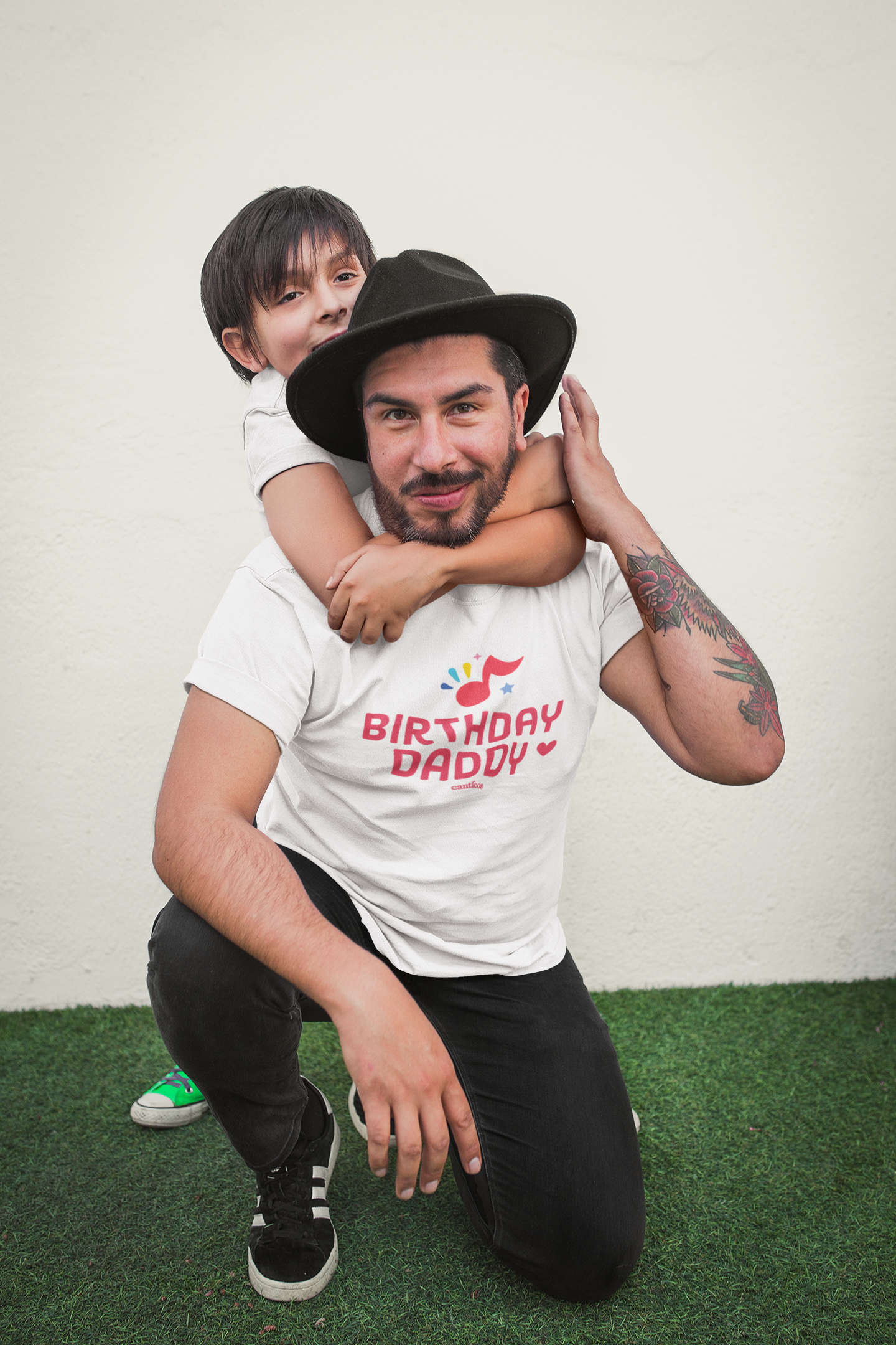 Canticos Daddy 'Birthday Vibes' Tee – Featuring the Happy Note (T-shirt)