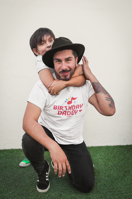 Canticos Daddy 'Birthday Vibes' Tee – Featuring the Happy Note (T-shirt)