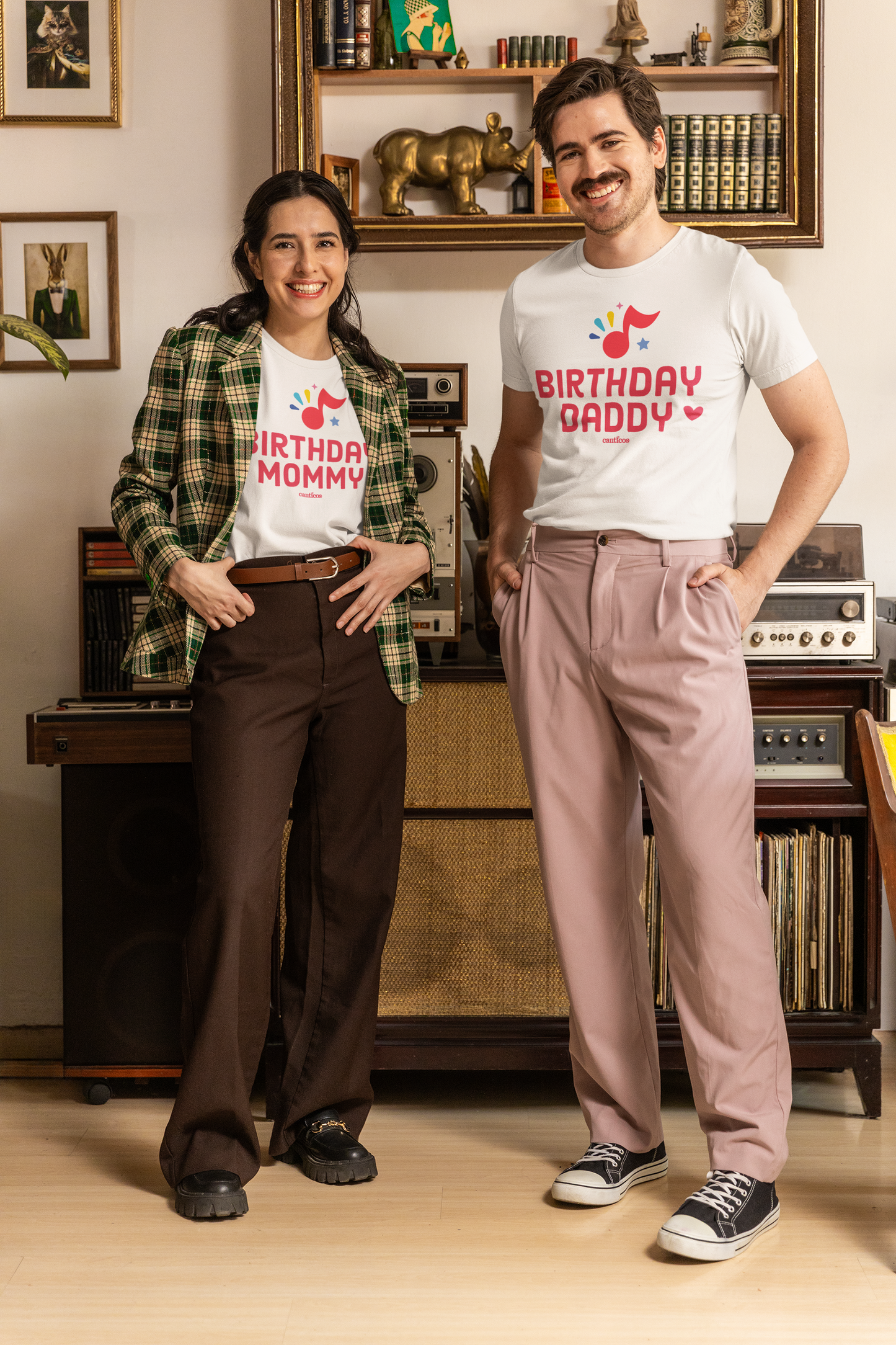 Canticos Daddy 'Birthday Vibes' Tee – Featuring the Happy Note (T-shirt)