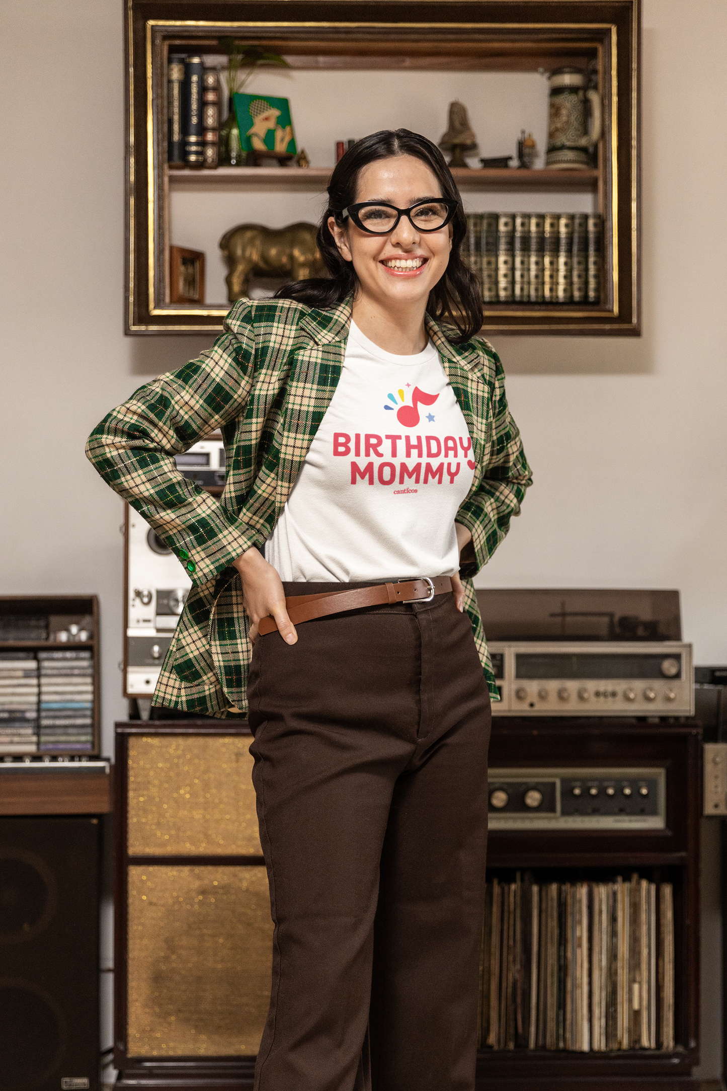 Canticos 'Birthday Mommie' Tee – Featuring the Canticos Happy Note (T-shirt)