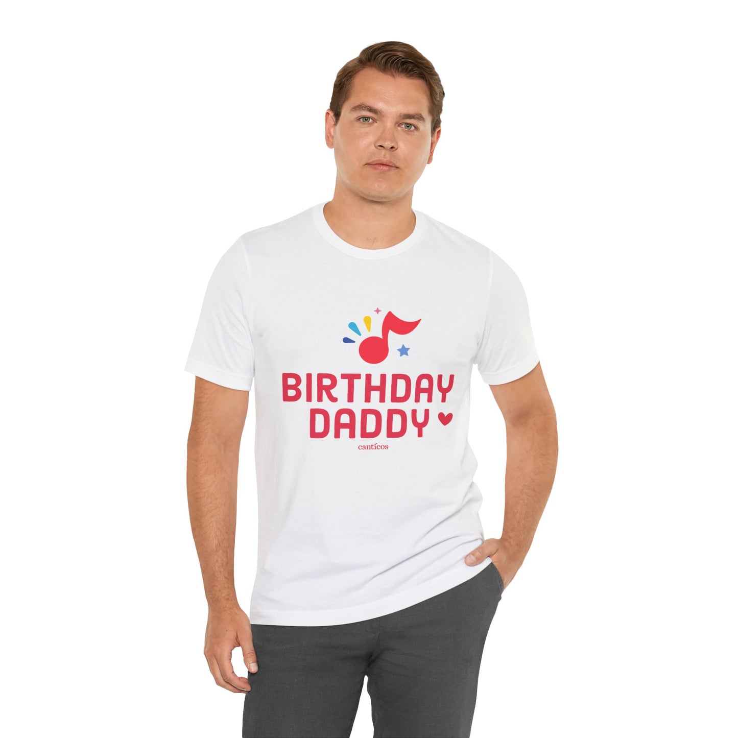 Canticos Daddy 'Birthday Vibes' Tee – Featuring the Happy Note (T-shirt)