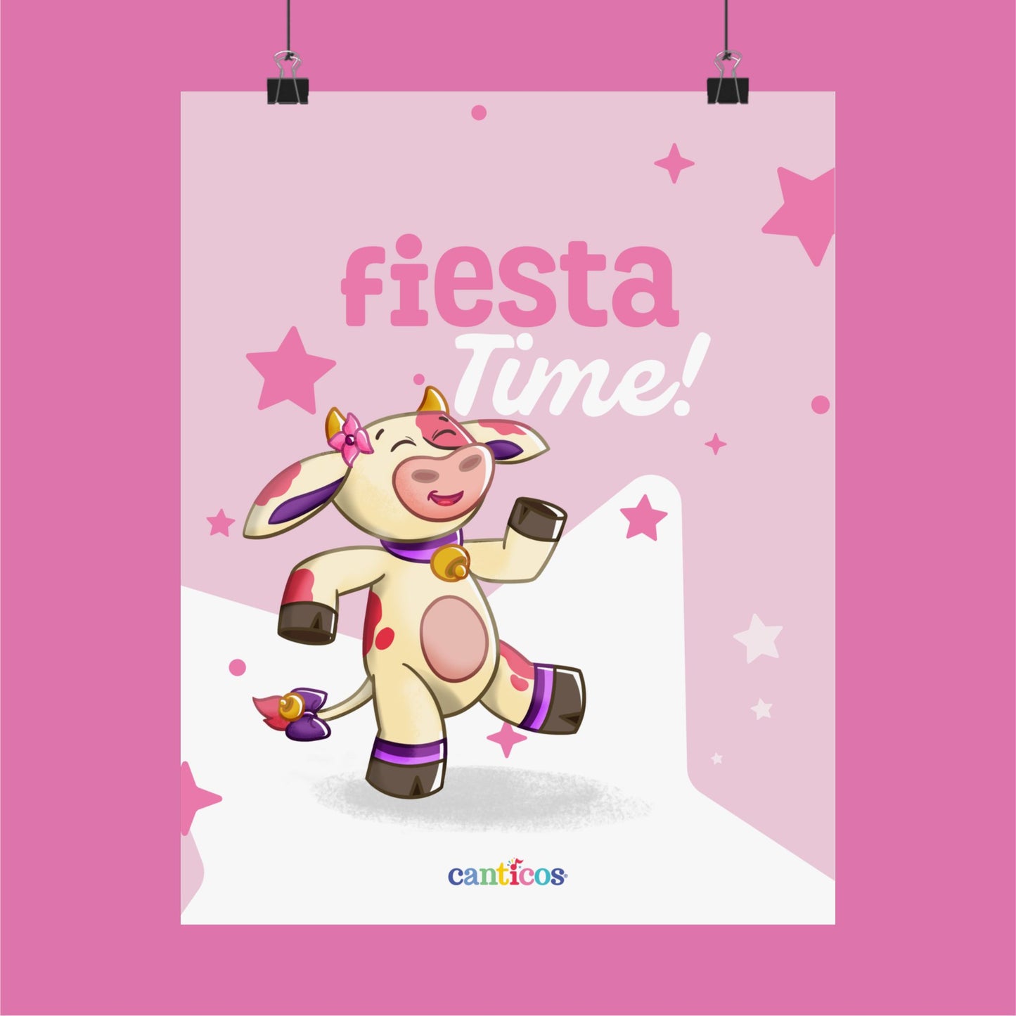La Vaca Lola Fiesta Time Kids Poster