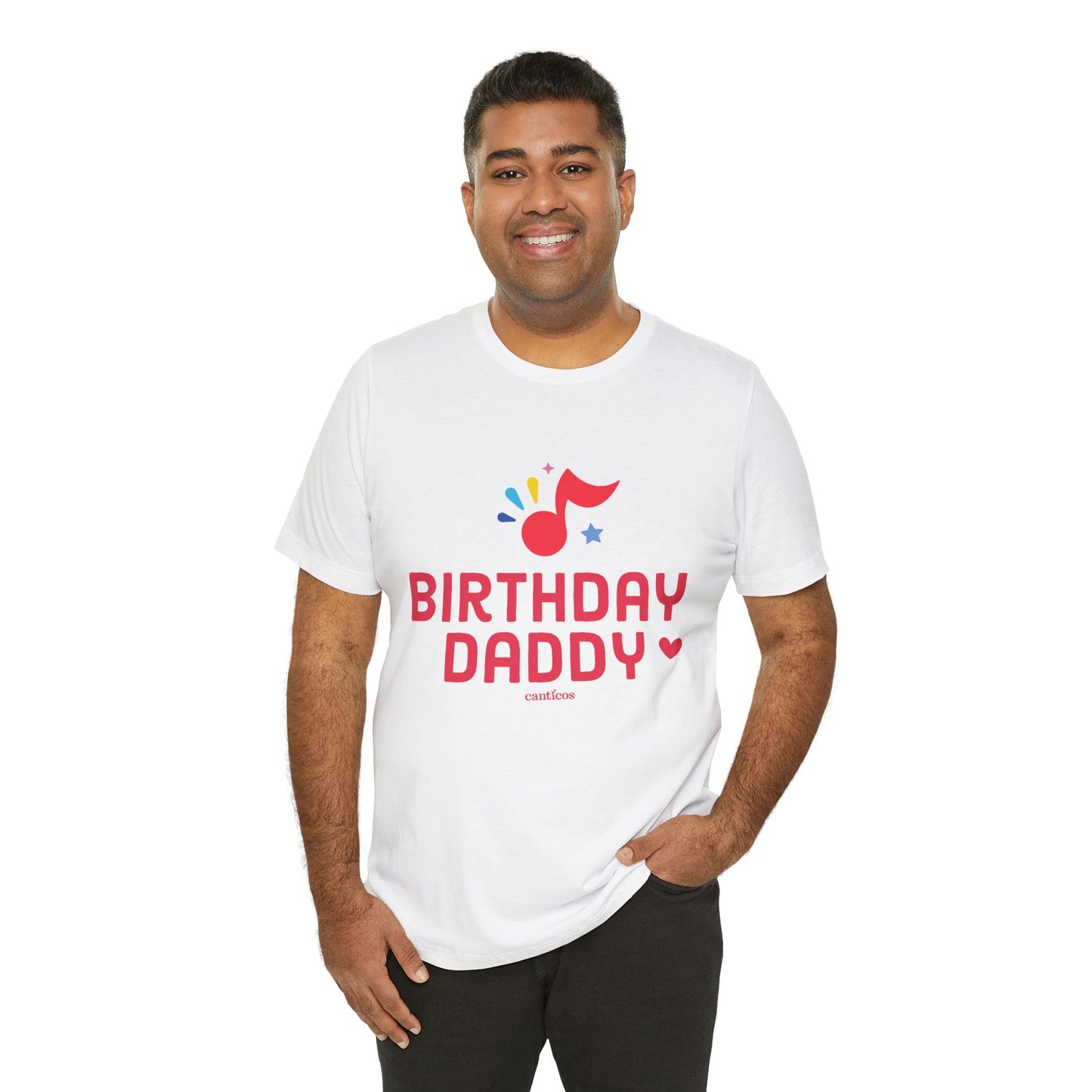 Canticos Daddy 'Birthday Vibes' Tee – Featuring the Happy Note (T-shirt)