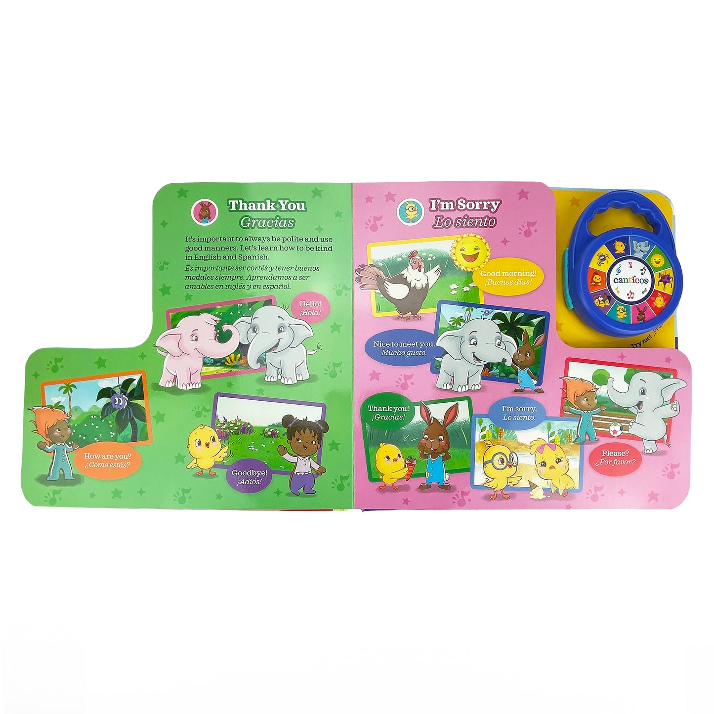 Canticos Sing & Play Gift Set: Music Book, Flip & Play Books, Puppet Book & Flash Cards