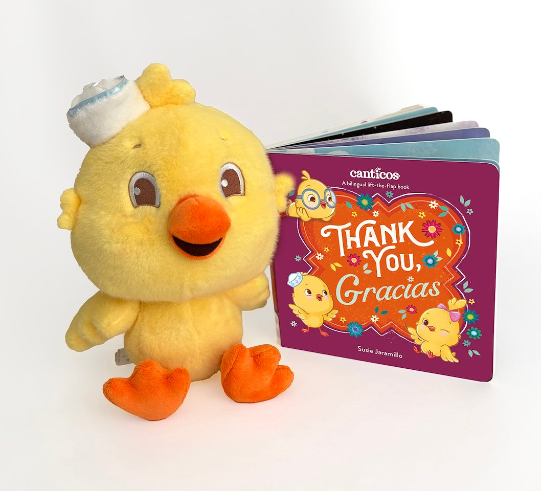 Ricky Storytime Set: Thank You, Gracias Book + Plush