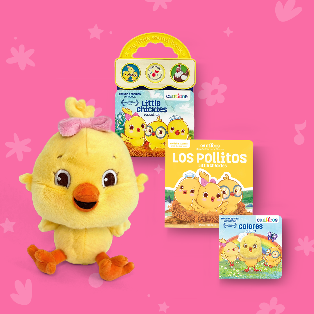 Kiki Superpack: 2 Interactive Books + Los Pollitos Book + Plush