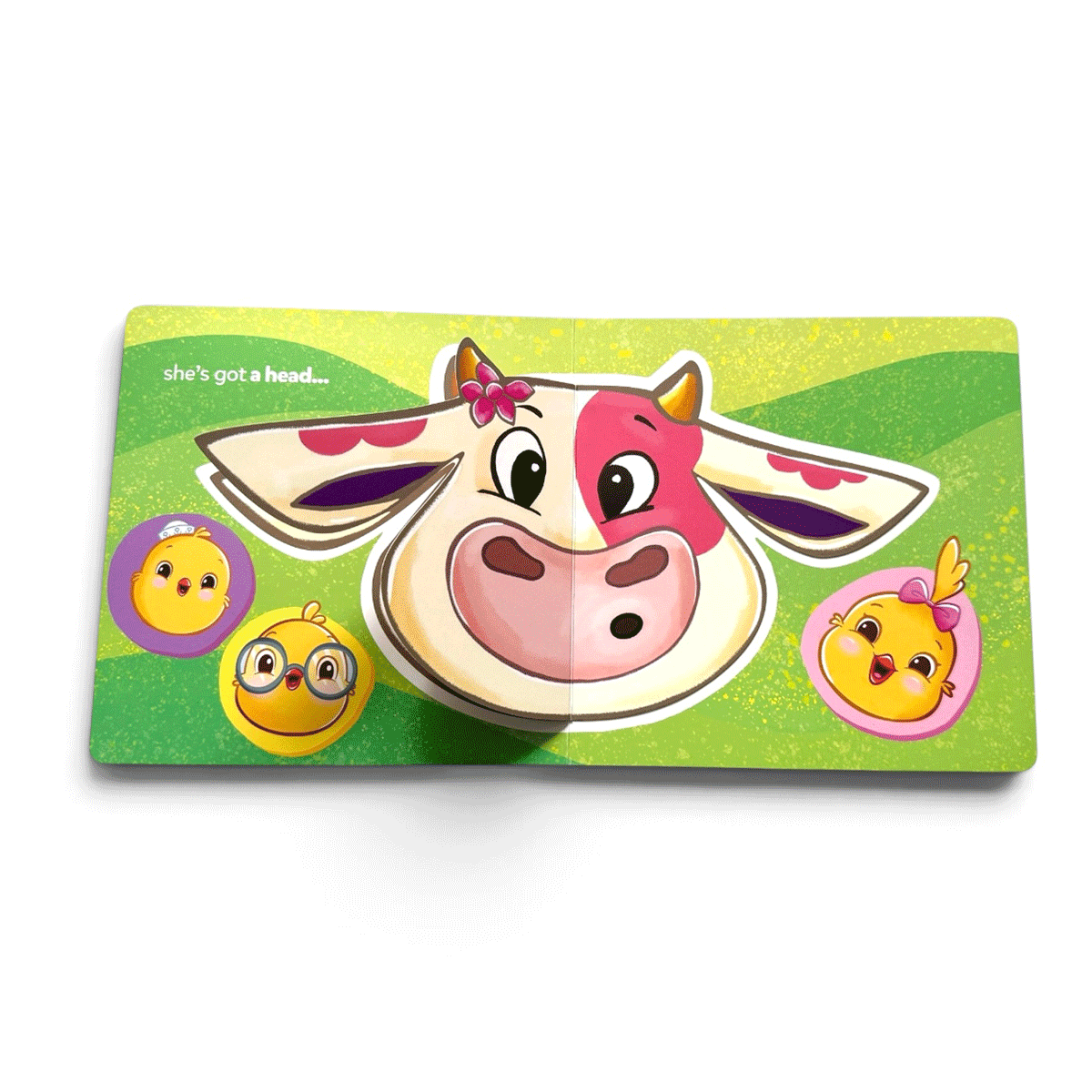 PRE-SALE: La Vaca Lola / Lola the Cow, Bilingual Book with Moving Parts