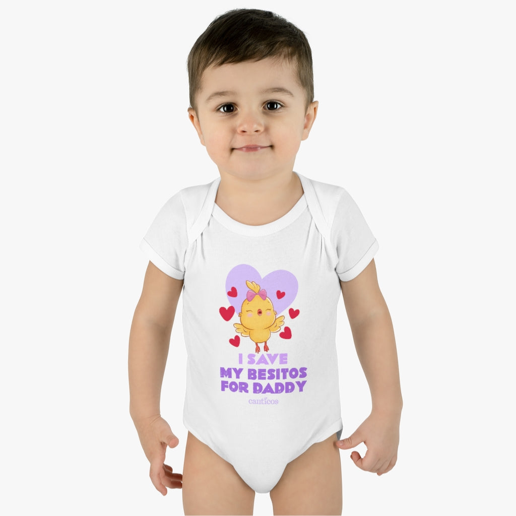 I save my besitos for Daddy Onesie - Kiki