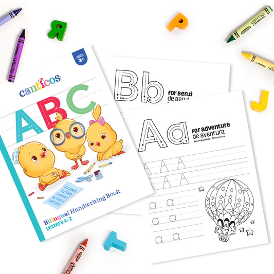 Printable Bilingual Handwriting Practice Sheets