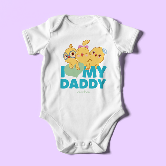 I love my Daddy Blue Onesie - Little Chickies