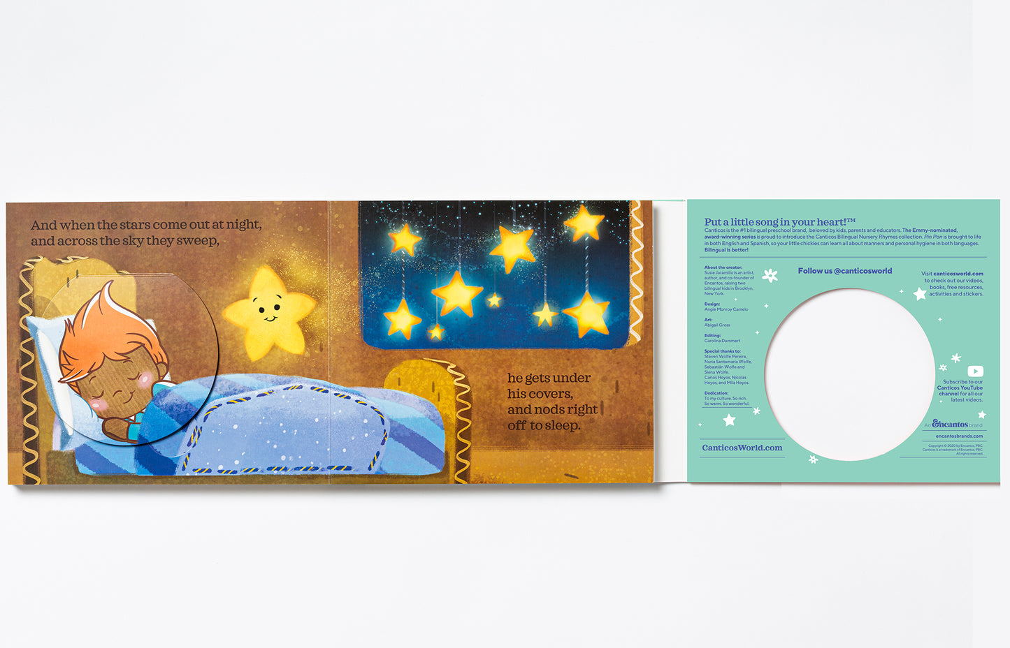 Canticos Sunshine Box: Musical Floor Puzzle, Opposites Puzzle Pairs & Bilingual Books
