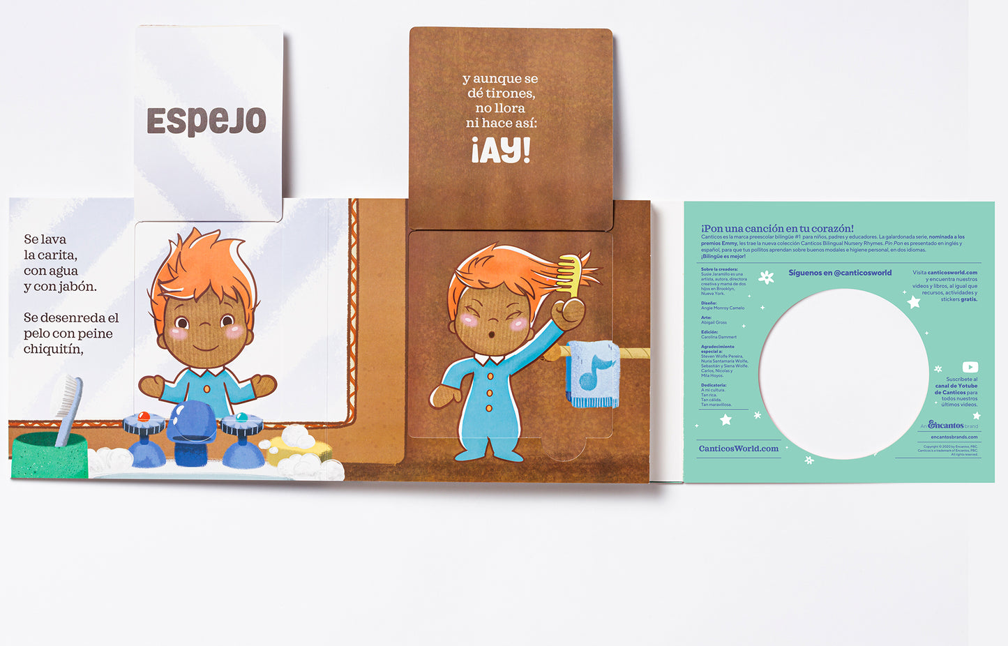 Pin Pon, Flip & Play Bilingual Book