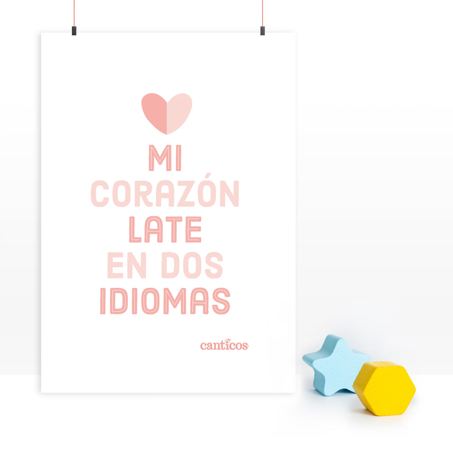 Mi Corazón late en dos Idiomas Poster