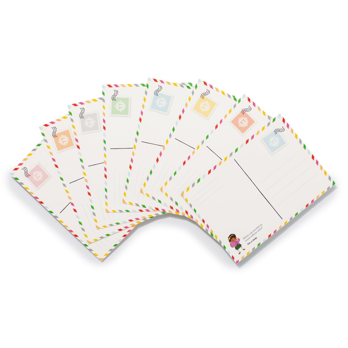 Postcard Book Activity Set: Stick, Send & Smile