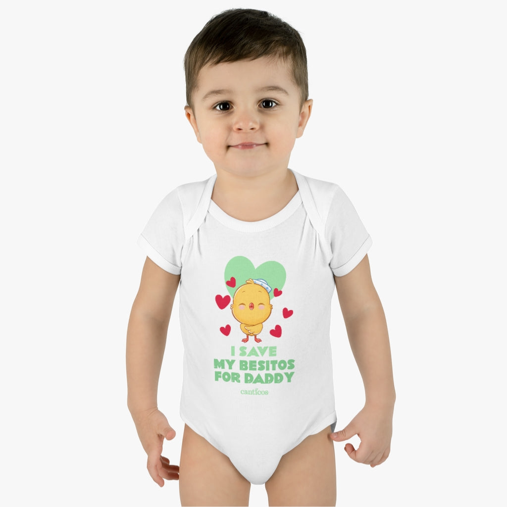 I save my besitos for Daddy Onesie - Ricky
